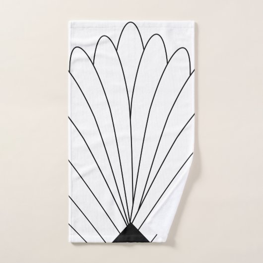 Art Deco-ontwerp Bad Handdoek (Handdoek)