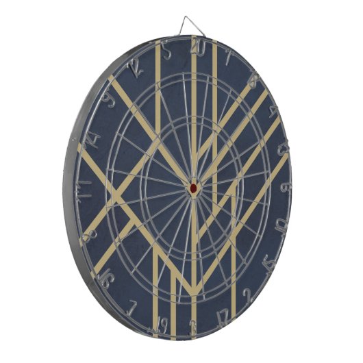 Art Deco-ontwerp Dartbord (Voorkant Links)