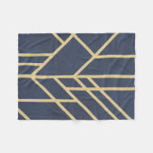 Art Deco-ontwerp Fleece Deken (Voorkant (Horizontaal))