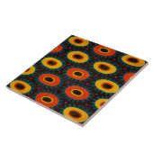 Art Deco Ontwerp Keramiek Tegeltje (Zijkant)