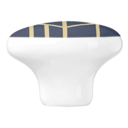 Art Deco-ontwerp Keramische Knop (Zijkant)