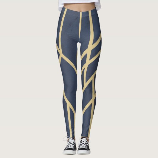 Art Deco-ontwerp Leggings (Voorkant)