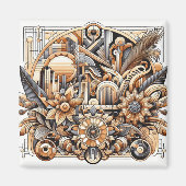 Art Deco-ontwerp Magneet (Voorkant)