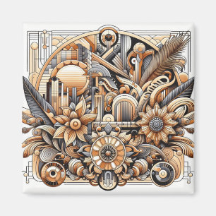 Art Deco-ontwerp Magneet