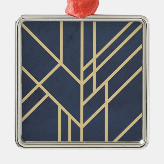 Art Deco-ontwerp Metalen Ornament (Voorkant)