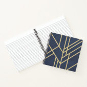 Art Deco-ontwerp Notitieboek (Binnen)