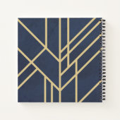 Art Deco-ontwerp Notitieboek (Achterkant)