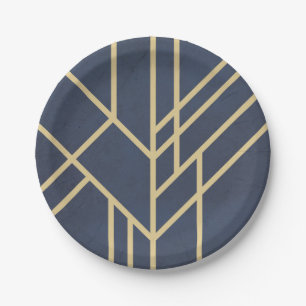 Art Deco-ontwerp Papieren Bordje