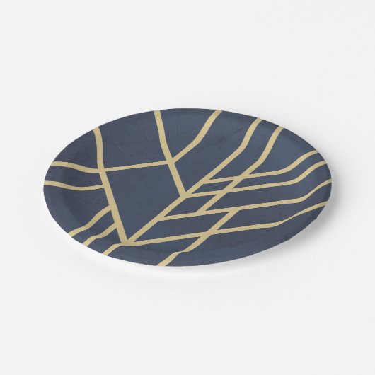 Art Deco-ontwerp Papieren Bordje (Gekanteld)