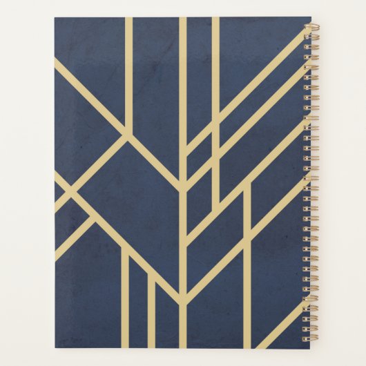 Art Deco-ontwerp Planner (Achterkant)
