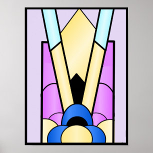 Art Deco-ontwerp Poster