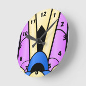 Art Deco-ontwerp Ronde Klok (Hoek)