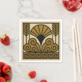 Art Deco ontwerp Servet (Insitu)