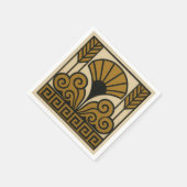 Art Deco ontwerp Servet (Hoek)