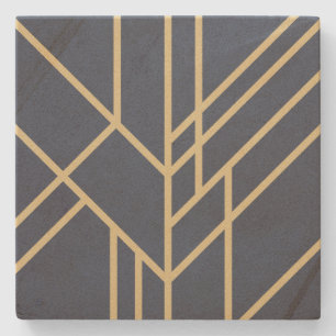 Art Deco-ontwerp Stenen Onderzetter