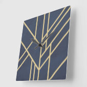 Art Deco-ontwerp Vierkante Klok (Hoek)
