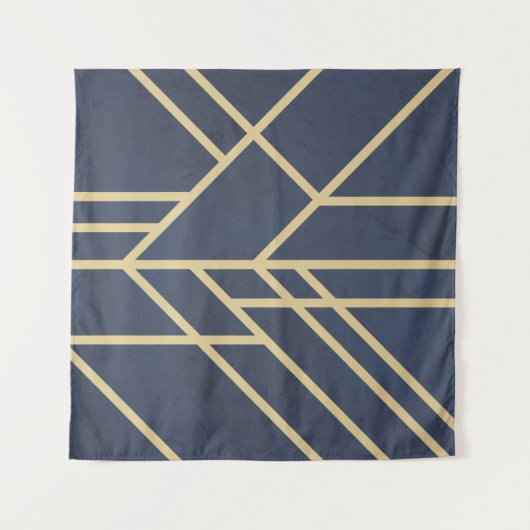 Art Deco-ontwerp Wandkleed (Voorkant (horizontaal))