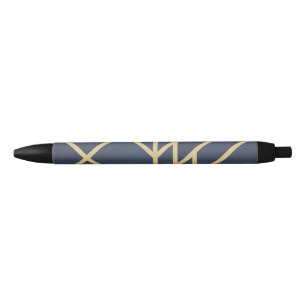 Art Deco-ontwerp Zwarte Inkt Pen