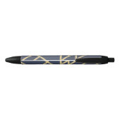 Art Deco-ontwerp Zwarte Inkt Pen (Achterkant)