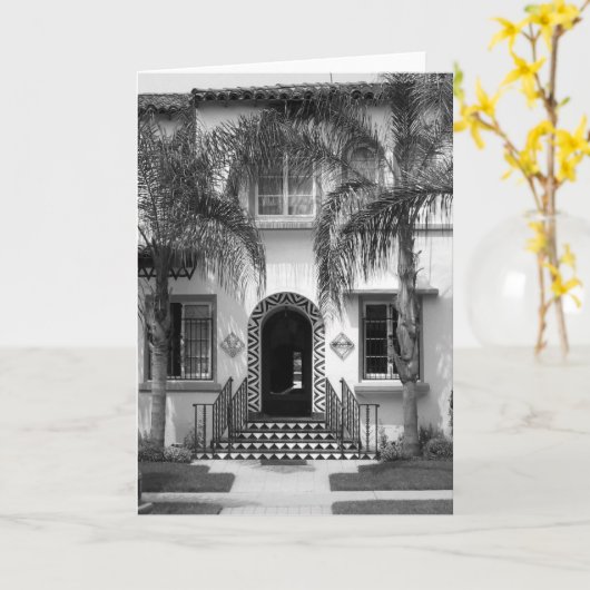 ART DECO op COCHRAN Kaart (Gele Bloem)