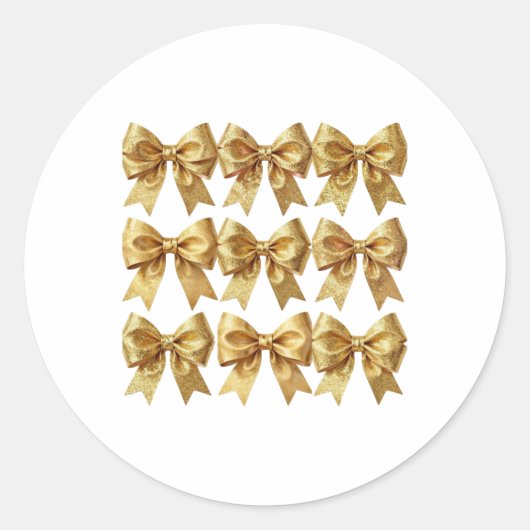 Art Deco Opulence Geometric Patterns Ronde Sticker (Voorkant)