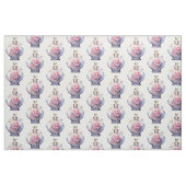 Art Deco Opulence parfumfles roze Stof (Fat Quarter)