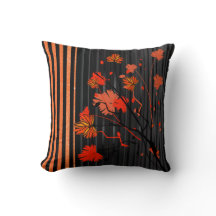 Art Deco Oranje Streep Patroon