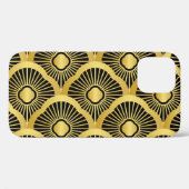 Art Deco Ornament: Naadloos Case-Mate iPhone Case (Achterkant (horizontaal))