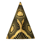 Art Deco Ornament: Naadloos  Feesthoedjes (Achterkant)