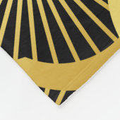 Art Deco Ornament: Naadloos  Fleece Deken (Hoek)