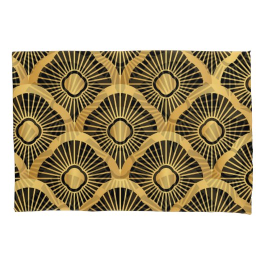 Art Deco Ornament: Naadloos Kussensloop (Voorkant)