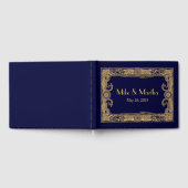 Art Deco Ornamental Gold Lijst Gastboek Gastenboek (Volledig)