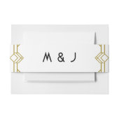 Art Deco, Oud Hollywood, jaren '20 Uitnodigingen Wikkel (Voorkant Voorbeeld)