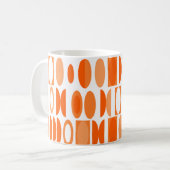 Art Deco Oval Koffiemok (Voorkant links)