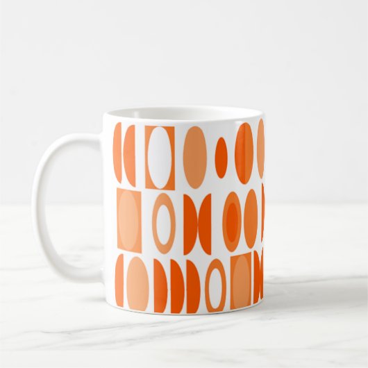 Art Deco Oval Koffiemok (Links)