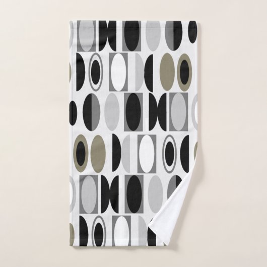 Art Deco Ovalen Bad Handdoek (Handdoek)