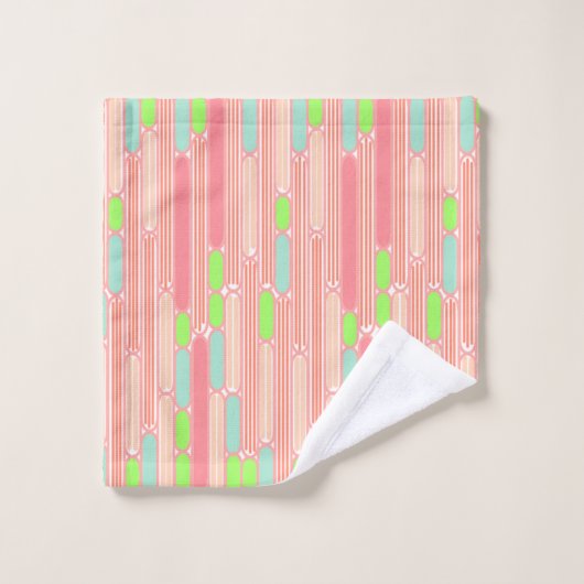 Art Deco Ovalen Bad Handdoek (Wasdoekje)