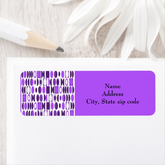 Art Deco Ovalen Etiket (Insitu)