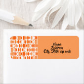 Art Deco Ovalen Etiket (Insitu)