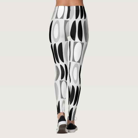 Art Deco Ovalen Leggings (Achterkant)
