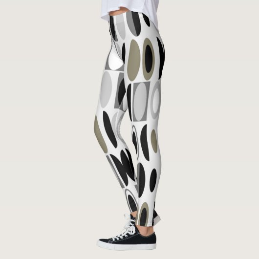 Art Deco Ovalen Leggings (Links)