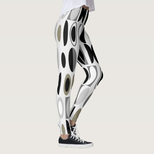 Art Deco Ovalen Leggings (Rechts)