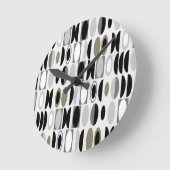 Art Deco Ovalen  Ronde Klok (Hoek)