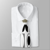 Art Deco Ovalen Stropdas (Gebonden)