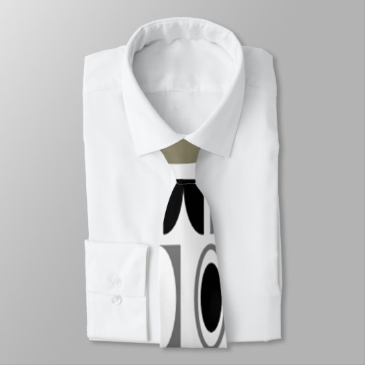 Art Deco Ovalen Stropdas (Gebonden)