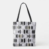 Art Deco Ovalen Tote Bag (Achterkant)
