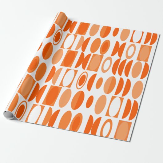 Art Deco Ovals Cadeaupapier (Uitgerold)