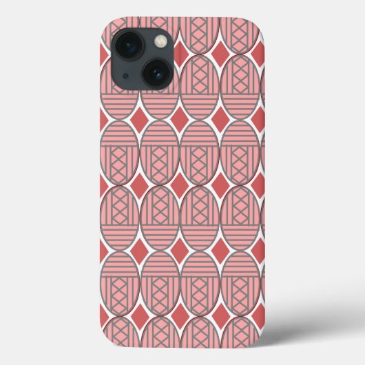 Art Deco Ovals Case-Mate iPhone Case (Achterkant)