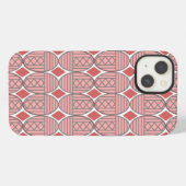 Art Deco Ovals iPhone Hoesje (Achterkant horizontaal)