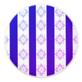 Art Deco Paarse keramische trekkracht Keramische Knop